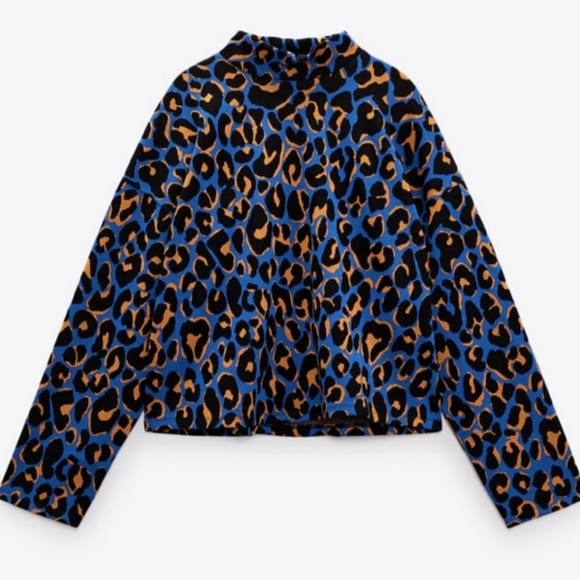 Zara Sweaters - Zara Jacquard Animal Print